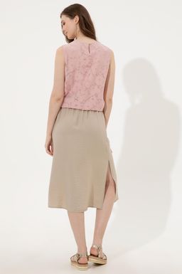 U. S. Polo Assn Женская тканая юбка цвета хаки - U.s. polo assn фото 4