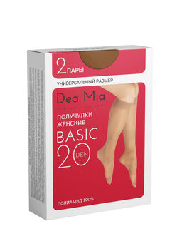 Цена за 2 пары Гольфы DEA MIA BASIC 20
