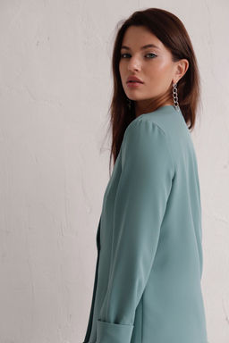 Двубортный жакет без лацканов - Martichelli фото 13