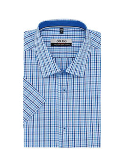Сорочка мужская короткий рукав GREG 225/201/6141/C/1p
