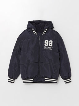 Kap??onlu Erkek ?ocuk ?i?me Mont