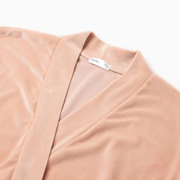 Халат домашний женский KAFTAN Plushy, размер 48-50, бежевый