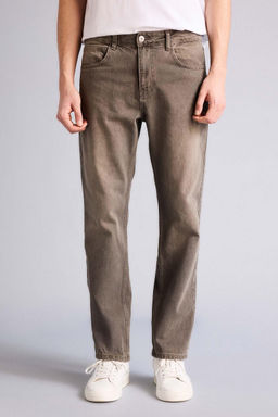 Yumu_ak Dokulu Straight Fit Jean Pantolon - Defacto фото 4