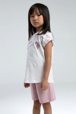 K_z _ocuk Toz Pembe _ortlu Pijama Tak_m_ Sepette S_rpriz _ndirim - U.s. polo assn фото 2