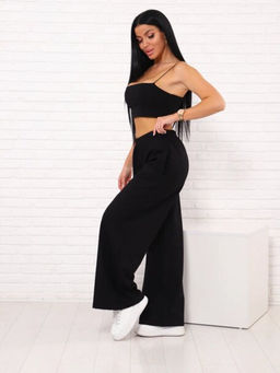 Брюки палаццо на резинке, Арт. 812