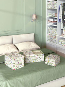 VAL HC-BOX-L2 Короб стеллажный 2-х секционный, 50*30*20 см, HERBARIUM CLOVER, шт