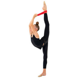 Скакалка гимнастическая утяжелённая Grace Dance, с люрексом, 3 м, 180 г, цвет красный/золотистый  фото 6