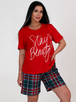 ДК-210 шорты ДОМАШНИЙ ЖЕНСКИЙ КОСТЮМ (Расцветка шорт не соответствует фото) - А-дина фото 3