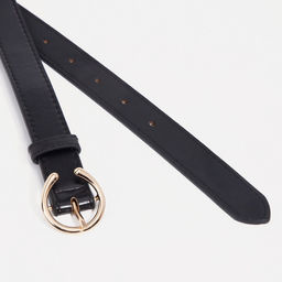 Ремень женский, на затяжке, ширина 3,2 см, цвет чёрный - Simaland фото 2