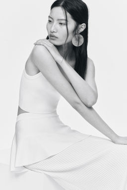 Falda de punto efecto layering - H&m фото 6