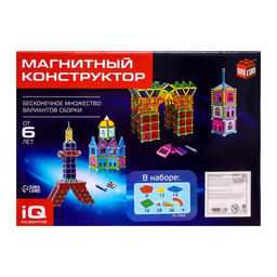 Конструктор магнитный Необычные фигуры, 108 деталей - Unicon фото 7