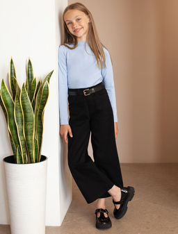 VILATTE / Джемпер из премиального хлопка с эластаном  фото 5