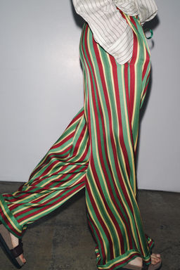 STRIPED PYJAMA TROUSERS ZW COLLECTION - Zara фото 6