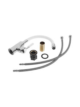 Смеситель для кухни с силиконовым изливом и гайкой, A9890G-2