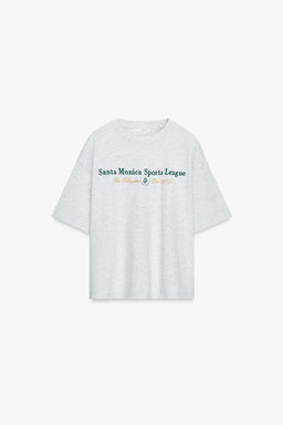 COTTON TEXT T-SHIRT - Zara фото 6