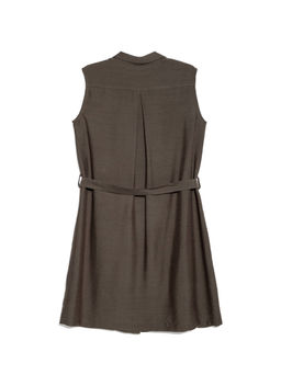CONTE Платье-рубашка без рукавов с легким блеском LPL 915 khaki khaki