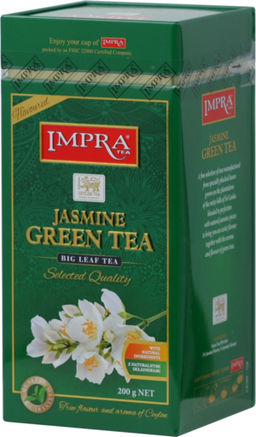 IMPRA. Flavoured. Jasmine Green tea 200 гр. жест.банка