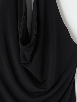 Halter Yaka B?zg?l? Bluz