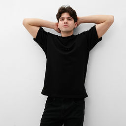Футболка мужская MIST Men's casual размер 48, чёрный