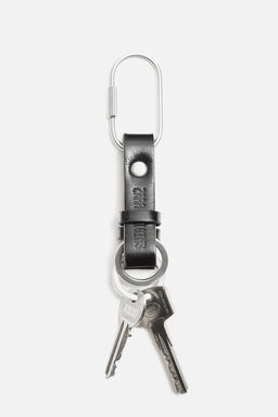 LEATHER KEY RING WITH LOBSTER CLASP - Zara фото 3
