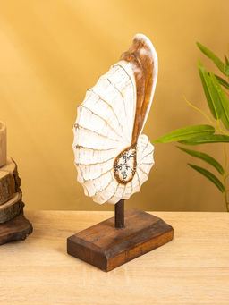 Набор сувенирный «Раковины», h=35 см, h=30 см, h=25 см, дерево, бежевый