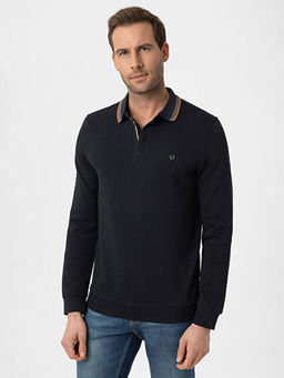 Polo Yaka Uzun Kollu Pike Erkek Ti??rt