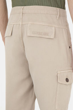 Мужские бежевые брюки из плотной ткани - U.s. polo assn фото 7
