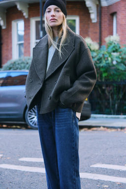 SHORT DOUBLE-BREASTED COAT - Zara фото 11