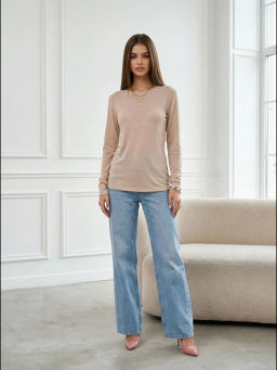 полупрозрачный лонгслив- паутинка - Binita фото 10