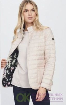 Куртка женская двухсторонняя LS-P003063-RO, 
пудровый принт розы - Steinberg фото 2