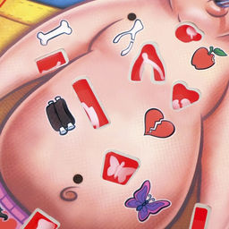 УЦЕНКА Настольная игра на ловкость и внимание Весёлая анатомия