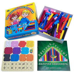 Цветные счётные палочки Кюизенера Корвет