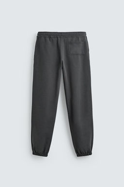 PANTAL?N JOGGER REGULAR FIT B?SICO / Antracita oscuro - Zara фото 7