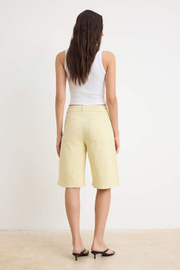 Sar? Cep Detayl? Normal Bel Denim Bermuda TWOSS26SR00214 - Trendyolmilla фото 4