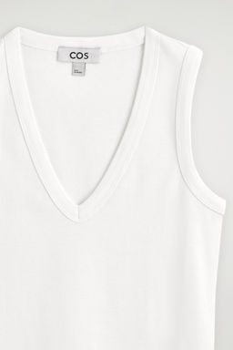 CAMISETA DE TIRANTES DE ALGOD?N CON CUELLO DE PICO - H&m фото 11