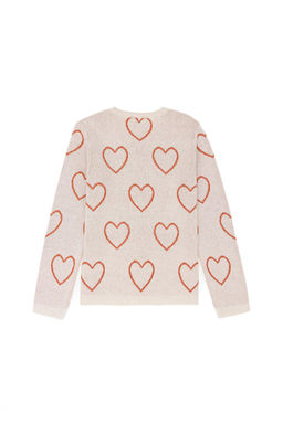 Кремовый трикотажный кардиган для девочки - U.s. polo assn фото 5