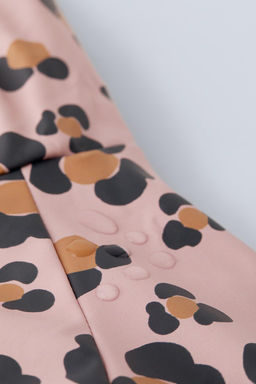 WATER-REPELLENT LINED MOON PRINT RAINCOAT - Zara фото 13