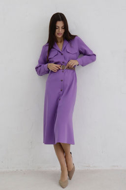 Платье-рубашка с английским воротником - Martichelli фото 313