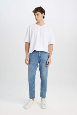 Джинсовые брюки узкого кроя скинни в стиле 90-х годов - Defacto фото 2