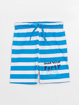 Beli Lastikli Bask?l? Erkek Bebek ?ort