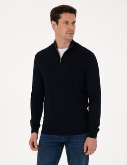 Lacivert Regular Fit Kazak