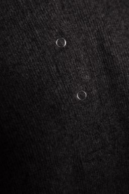 TRENDYOLMILLA Antrasit C?tc?t Detayl? Vucuda Oturan Kare Yaka Mini Fitilli Esnek Orme Kalem Elbise TWOAW23EL01393  фото 8