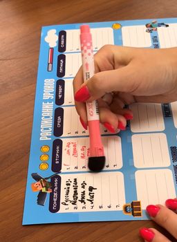 РАСПИСАНИЕ УРОКОВ ЛАМИНИРОВАННОЕ МАЙНКРАФТ 21х30 см (2726) - Мой органайзер фото 5