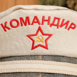 Шапка для бани Командир фуражка - Добропаровъ фото 2