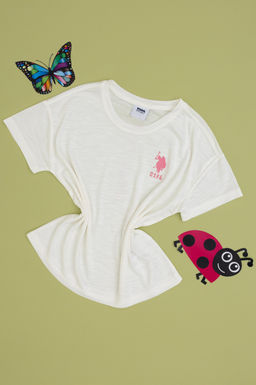 K_z _ocuk Beyaz Ti__rt Sepette S_rpriz _ndirim