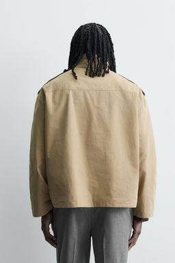 TRENCH CORTO RELAXED FIT / Arena - Zara фото 3