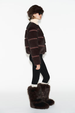 SHORT FAUX FUR COAT HEIQ XREFLEX SKI COLLECTION