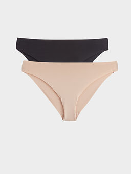 D?z Lazer Kesim Bikini K?lot 2li Paket