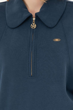 Женский темно-синий свитшот - U.s. polo assn фото 7