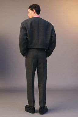 LIMITED EDITION CROPPED FIT BLAZER - Zara фото 4